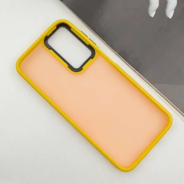 Чехол TPU+PC Lyon Frosted для Samsung Galaxy A05s — Оранжевый — фото 3 Чехол TPU+PC Lyon Frosted для Samsung Galaxy A05s — Оранжевый — фото 3