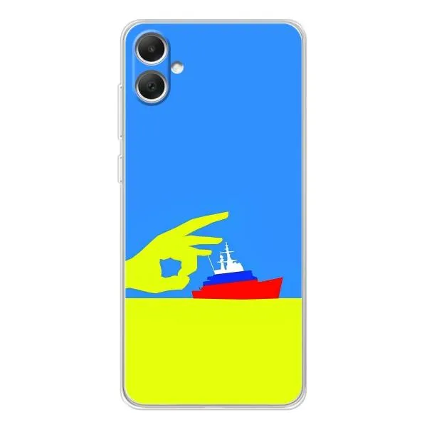 Чехол с принтом «Щелбан кораблю» для Samsung Galaxy A06 Чехол с принтом «Щелбан кораблю» для Samsung Galaxy A06