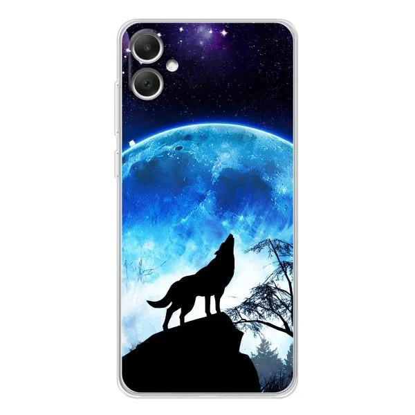 Чехол с принтом «Волк на луну» для Samsung Galaxy A06 Чехол с принтом «Волк на луну» для Samsung Galaxy A06