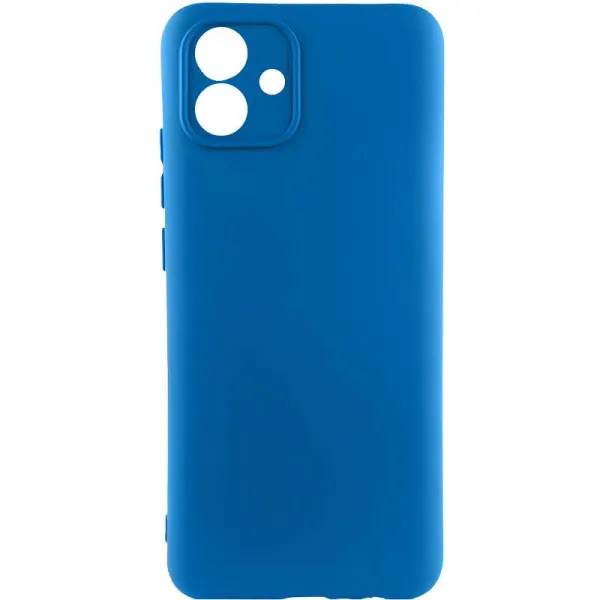 Чехол TPU GETMAN Liquid Silk Full Camera для Samsung Galaxy A08 / A07 4G — Синий — фото 3 Чехол TPU GETMAN Liquid Silk Full Camera для Samsung Galaxy A08 / A07 4G — Синий — фото 3
