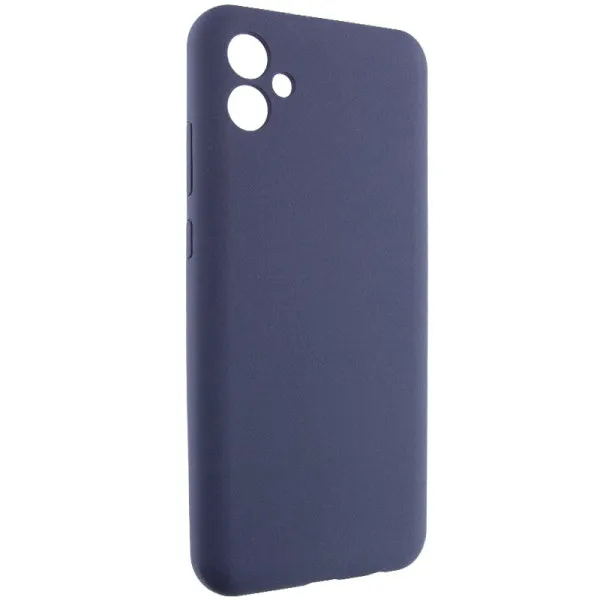 Чехол Silicone Cover Lakshmi Full Camera (AAA) для Samsung Galaxy A08 / A07 4G — Темно-синий — фото 2