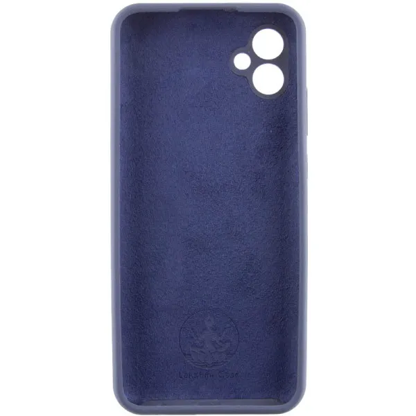 Чехол Silicone Cover Lakshmi Full Camera (AAA) для Samsung Galaxy A08 / A07 4G — Темно-синий — фото 3