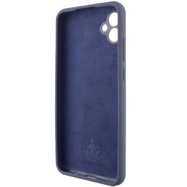 Чехол Silicone Cover Lakshmi Full Camera (AAA) для Samsung Galaxy A08 / A07 4G — Темно-синий — фото 4