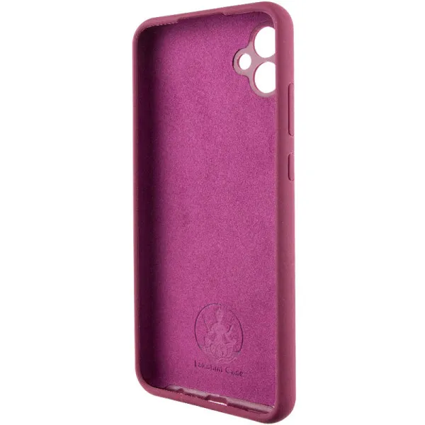 Чехол Silicone Cover Lakshmi Full Camera (AAA) для Samsung Galaxy A08 / A07 4G — Бордовый — фото 4