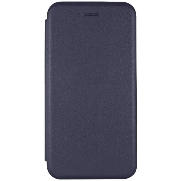 Кожаный чехол-книжка Classy для Samsung Galaxy A08 / A07 4G / A07s — Темно-синий — фото 1 Кожаный чехол-книжка Classy для Samsung Galaxy A08 / A07 4G / A07s — Темно-синий — фото 1