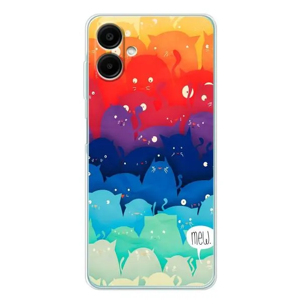 Чехол с принтом «Mew» для Samsung Galaxy A07