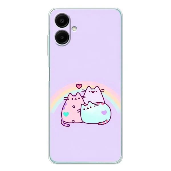 Чехол с принтом «Радужные котики» для Samsung Galaxy A07