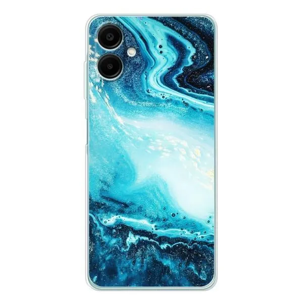 Чехол с принтом «Голубой мрамор» для Samsung Galaxy A07