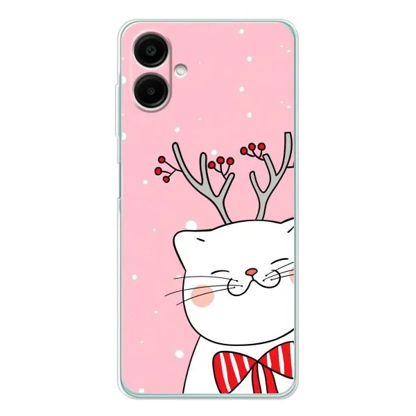 Чехол с принтом «Зимний кот» для Samsung Galaxy A07