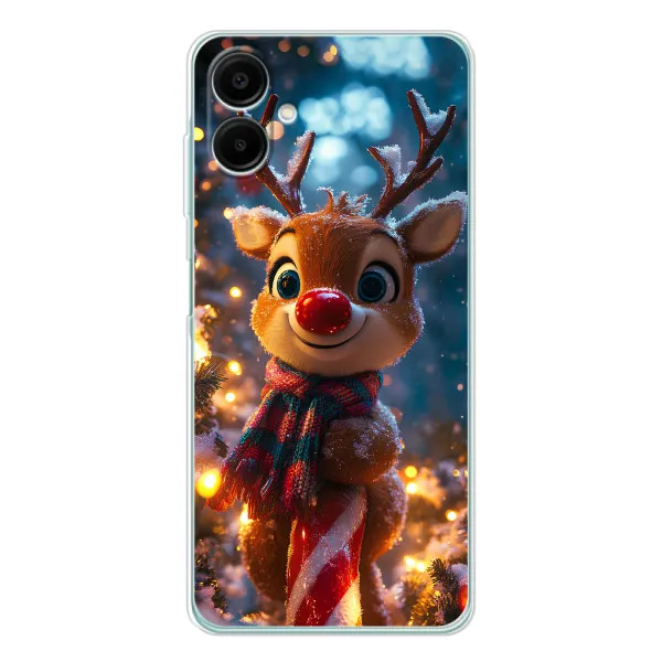 Чехол с принтом «Олень с шарфом» для Samsung Galaxy A07 Чехол с принтом «Олень с шарфом» для Samsung Galaxy A07
