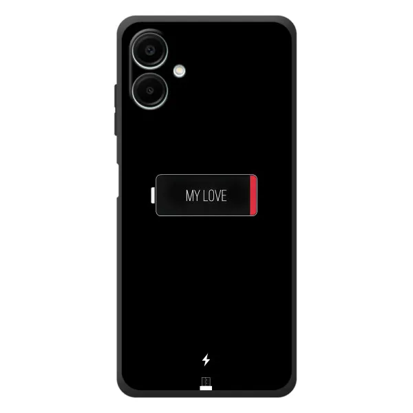 Чехол с принтом «Love battery» для Samsung Galaxy A08