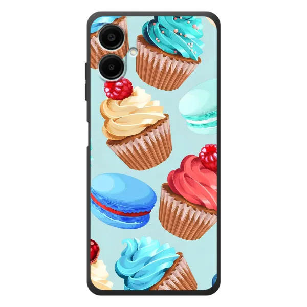 Чехол с принтом «Кексики» для Samsung Galaxy A08 Чехол с принтом «Кексики» для Samsung Galaxy A08