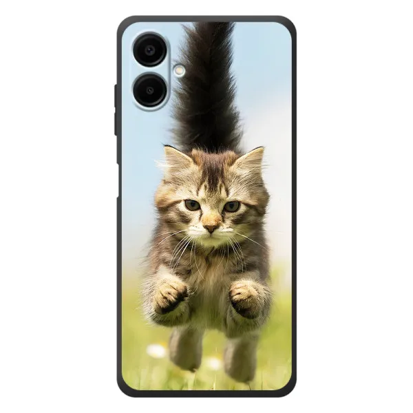 Чехол с принтом «Прыжок кота» для Samsung Galaxy A08