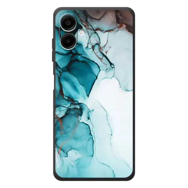 Чехол с принтом «Бирюзовый мрамор» для Samsung Galaxy A08 Чехол с принтом «Бирюзовый мрамор» для Samsung Galaxy A08