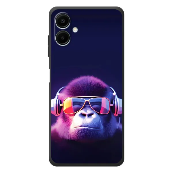 Чехол с принтом «Стильная обезьяна» для Samsung Galaxy A08