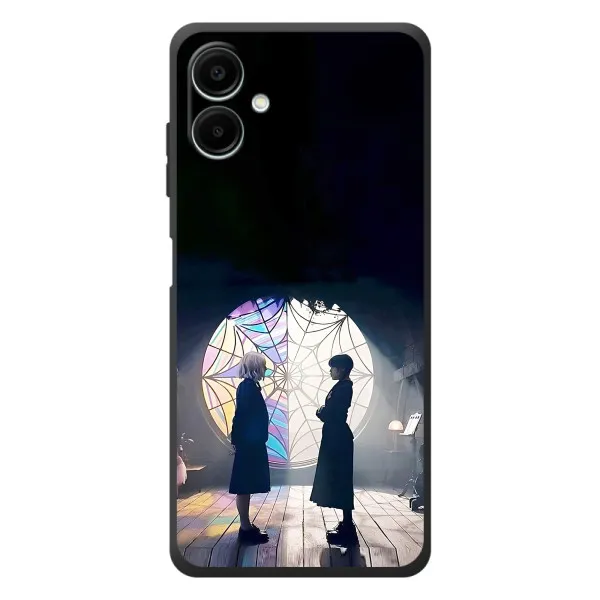 Чехол с принтом «Уэнздей и Инид» для Samsung Galaxy A08
