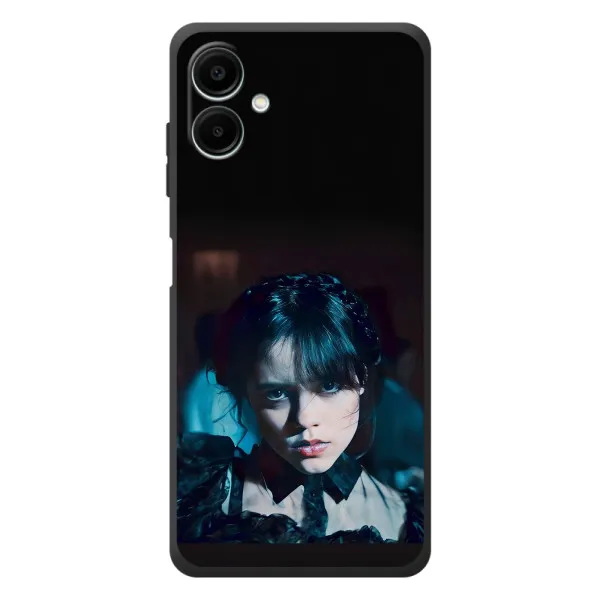 Чехол с принтом «взгляд Уэнздей» для Samsung Galaxy A08