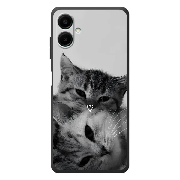 Чехол с принтом «Пара котов» для Samsung Galaxy A08 Чехол с принтом «Пара котов» для Samsung Galaxy A08