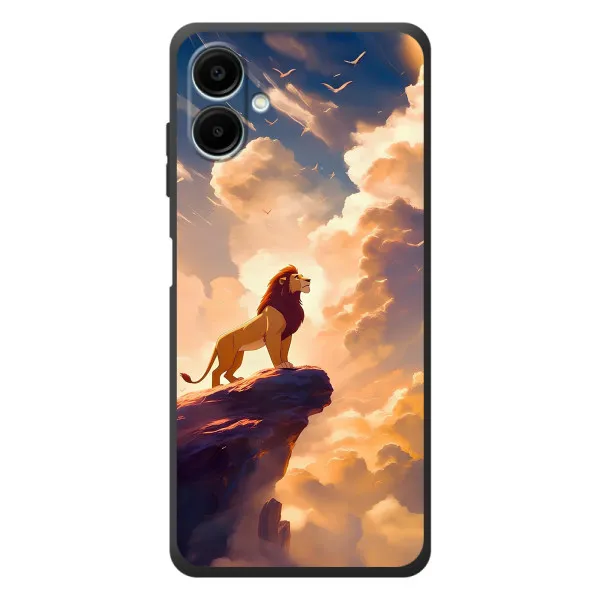 Чехол с принтом «Симба на скале» для Samsung Galaxy A08
