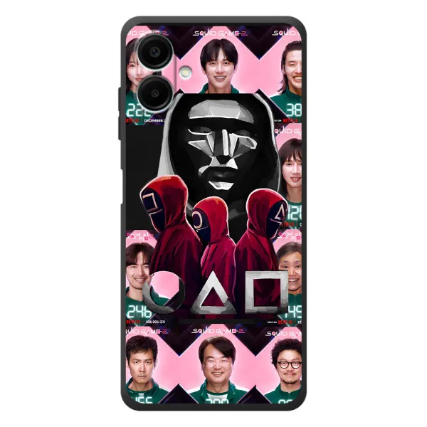 Чехол с принтом «Участники Игра кальмара» для Samsung Galaxy A08