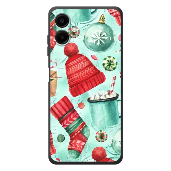 Чехол с принтом «Одежда НГ» для Samsung Galaxy A08