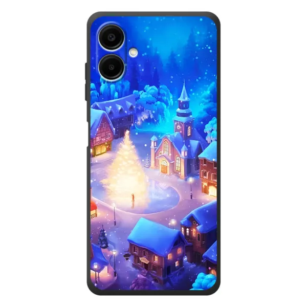 Чехол с принтом «Рождественский город» для Samsung Galaxy A08