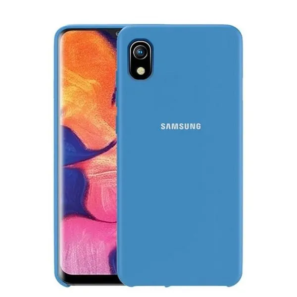 Чехол-бампер Silicone Cover для Samsung Galaxy A10 2019 — Синий — фото 1 Чехол-бампер Silicone Cover для Samsung Galaxy A10 2019 — Синий — фото 1
