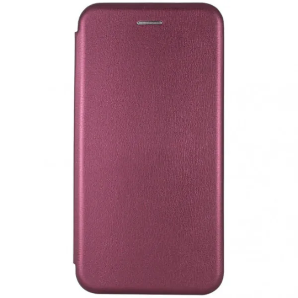Кожаный чехол-книжка Classy для Samsung Galaxy A10 (A105F) — Бордовый — фото 1