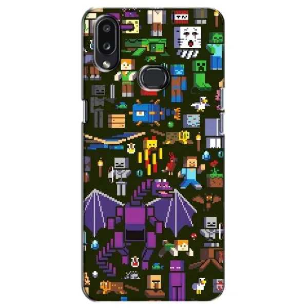 Чехол с принтом «Коллаж Майнкрафт» для Samsung Galaxy A10s (A107) Чехол с принтом «Коллаж Майнкрафт» для Samsung Galaxy A10s (A107)