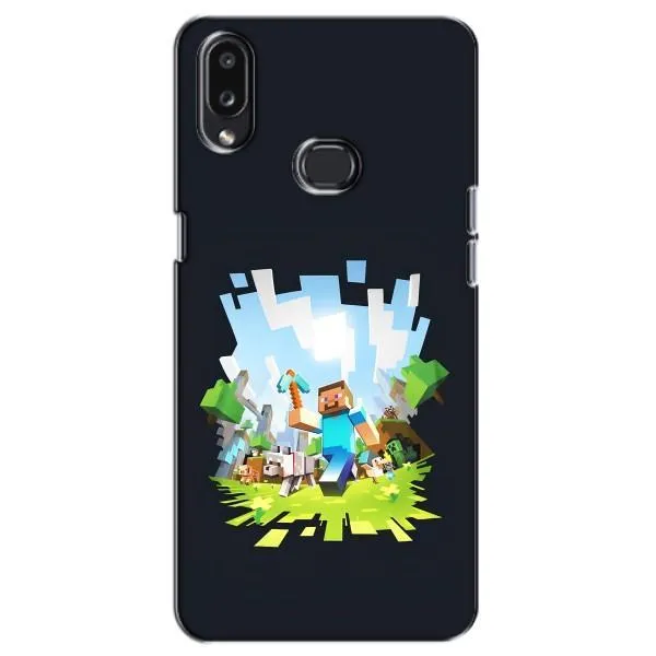 Чехол с принтом «персонажи Minecraft» для Samsung Galaxy A10s (A107) Чехол с принтом «персонажи Minecraft» для Samsung Galaxy A10s (A107)