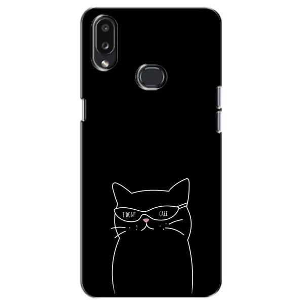 Чехол с принтом «Равнодушный кот» для Samsung Galaxy A10s (A107)
