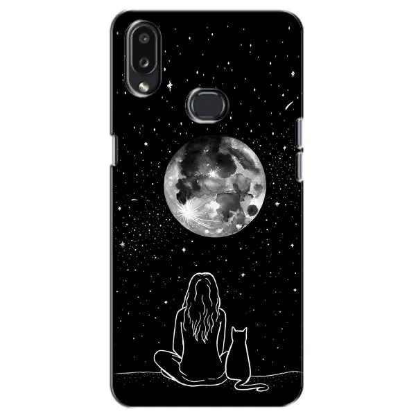 Чехол с принтом «Девушка с котом» для Samsung Galaxy A10s (A107)