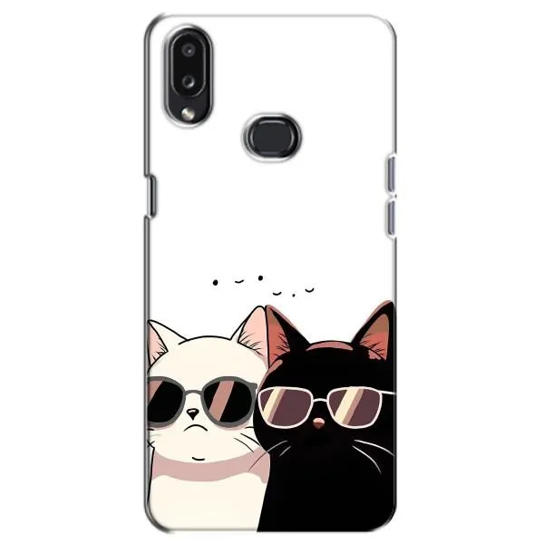 Чехол с принтом «Коты в очках» для Samsung Galaxy A10s (A107)