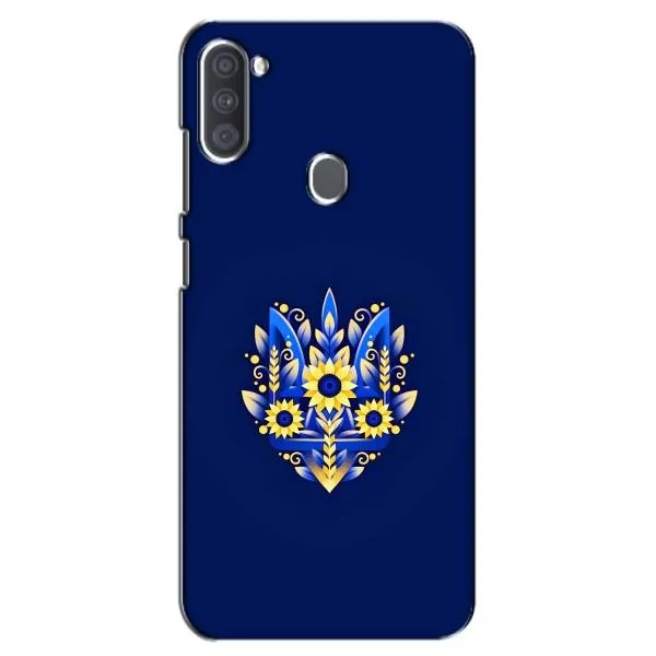 Чехол с принтом «Цветочный Герб» для Samsung Galaxy A11 (A115)