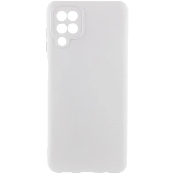 Чехол Silicone Cover Ummi Lakshmi Full Camera (AA) для Samsung Galaxy A12 — Белый