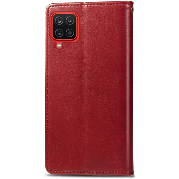Шкіряний чохол-книжка GETMAN Gallant (PU) для Samsung Galaxy A12 / M12 — Червоний — фото 2 Шкіряний чохол-книжка GETMAN Gallant (PU) для Samsung Galaxy A12 / M12 — Червоний — фото 2