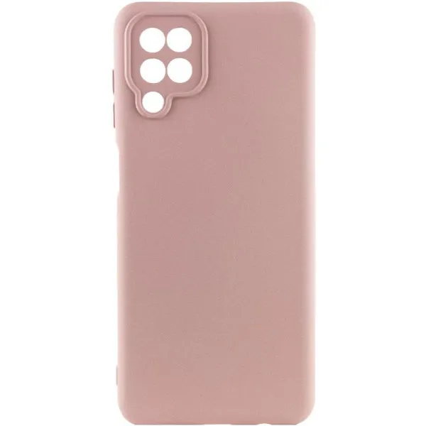 Чохол Silicone Cover Ummi Lakshmi Full Camera (AA) для Samsung Galaxy A12 — Рожевий — фото 1