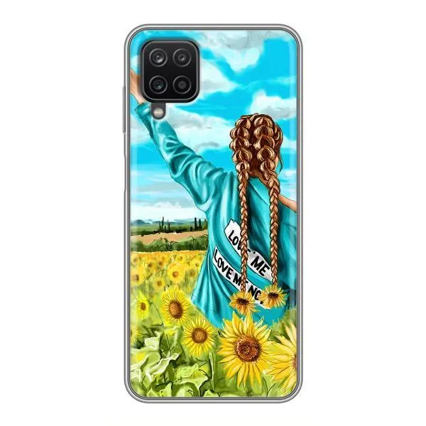 Чехол с принтом «Украиночка» для Samsung Galaxy A12