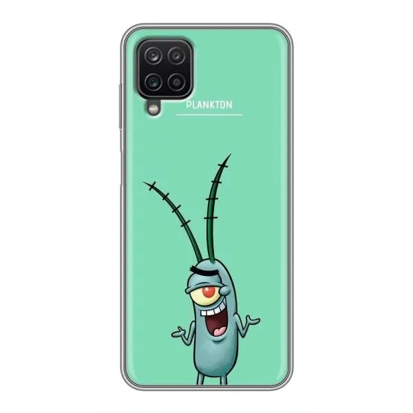Чехол с принтом «Персонаж Планктон» для Samsung Galaxy A12 Чехол с принтом «Персонаж Планктон» для Samsung Galaxy A12