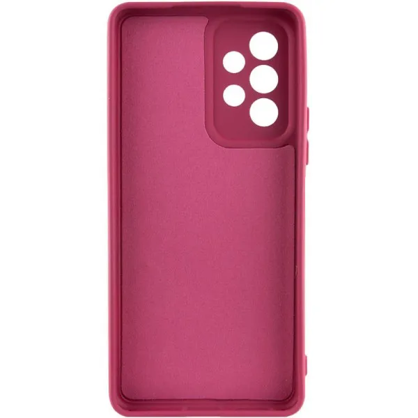 Чехол TPU GETMAN Liquid Silk Full Camera для Samsung Galaxy A13 4G — Бордовый — фото 2 Чехол TPU GETMAN Liquid Silk Full Camera для Samsung Galaxy A13 4G — Бордовый — фото 2