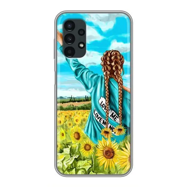 Чехол с принтом «Украиночка» для Samsung Galaxy A13 (4G)