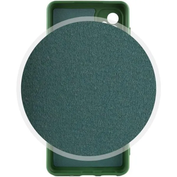 Чехол Silicone Cover Lakshmi Full Camera (A) для Samsung Galaxy A14 4G/5G — Зеленый — фото 3