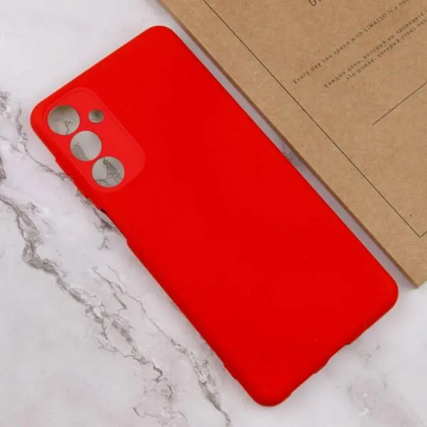 Чехол Silicone Cover Lakshmi Full Camera (A) для Samsung Galaxy A14 4G/5G — Красный — фото 4