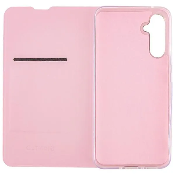 Кожаный чехол-книжка GETMAN Elegant (PU) для Samsung Galaxy A14 4G/5G — Розовый — фото 3 Кожаный чехол-книжка GETMAN Elegant (PU) для Samsung Galaxy A14 4G/5G — Розовый — фото 3