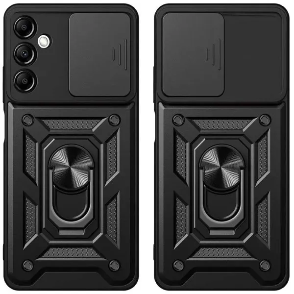 Чехол Ummi Camshield Serge Ring для Samsung Galaxy A14 4G/5G — Черный — фото 2
