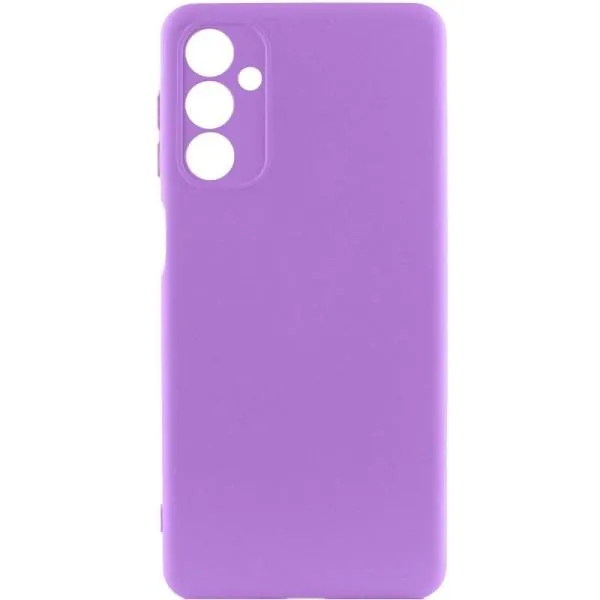 Чехол TPU GETMAN Liquid Silk Full Camera для Samsung Galaxy A15 4G/5G / M15 5G — Фиолетовый — фото 1