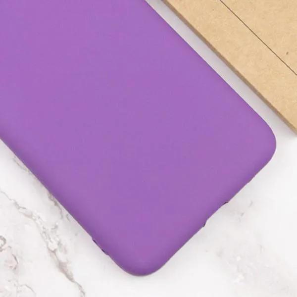 Чехол TPU GETMAN Liquid Silk Full Camera для Samsung Galaxy A15 4G/5G / M15 5G — Фиолетовый — фото 2