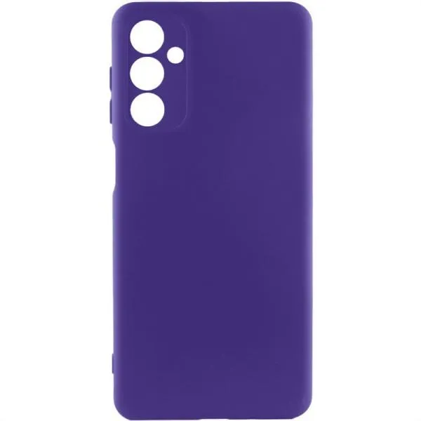 Чехол TPU GETMAN Liquid Silk Full Camera для Samsung Galaxy A15 4G/5G / M15 5G — Фиолетовый — фото 3