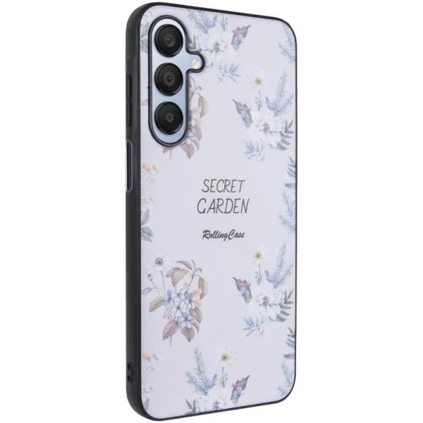 TPU+PC чехол Secret Garden для Samsung Galaxy A15 4G/5G — Белый — фото 1