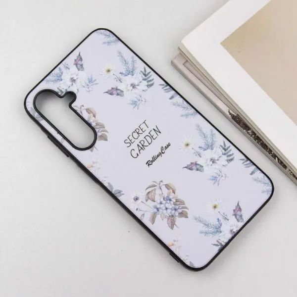 TPU+PC чехол Secret Garden для Samsung Galaxy A15 4G/5G — Белый — фото 3